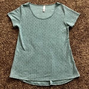 SALE 🎉 LuLaRoe Textured Blue Classic Tee XS